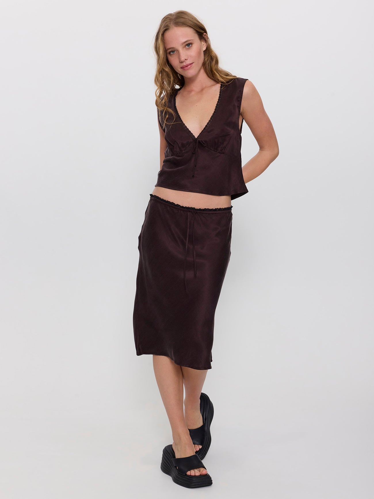 Nellie Top - Postal Brown 4