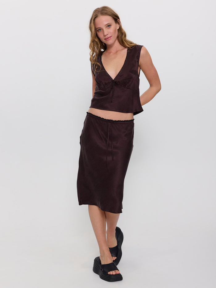 Nellie Top - Postal Brown 4