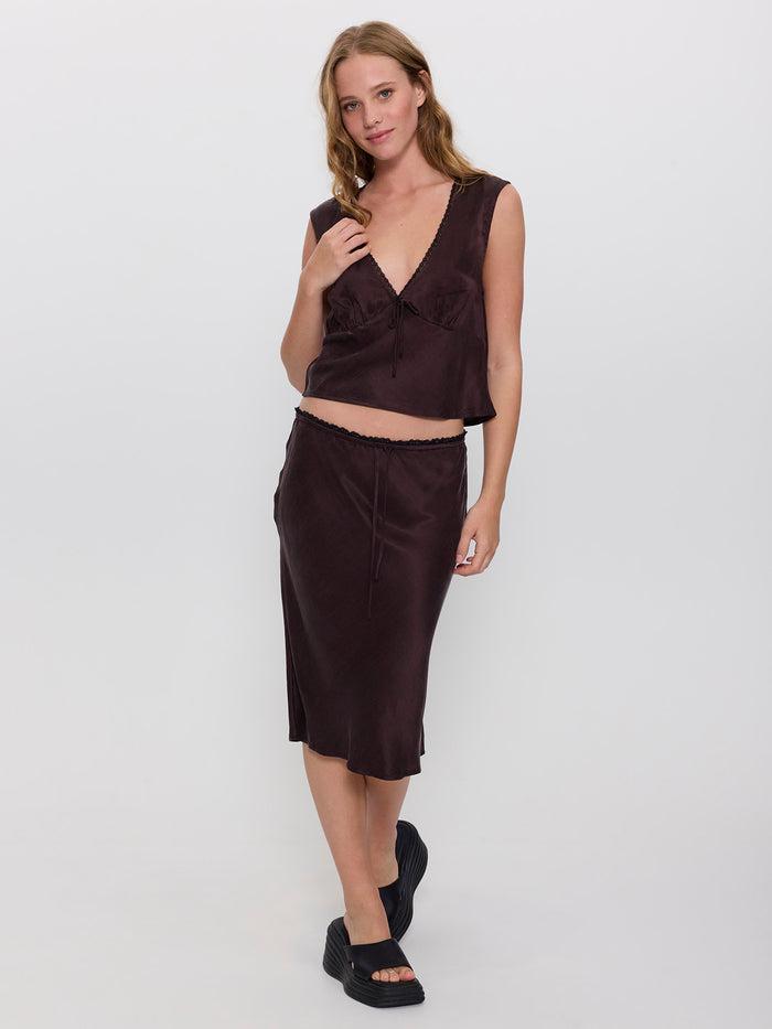 Nellie Top - Postal Brown 4