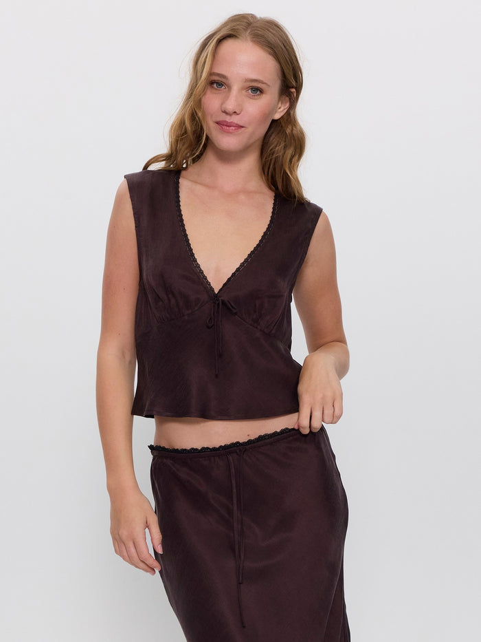 Nellie Top - Postal Brown 4