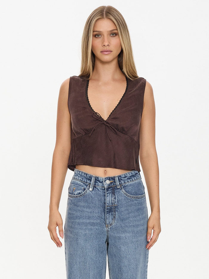 Nellie Top - Postal Brown 4