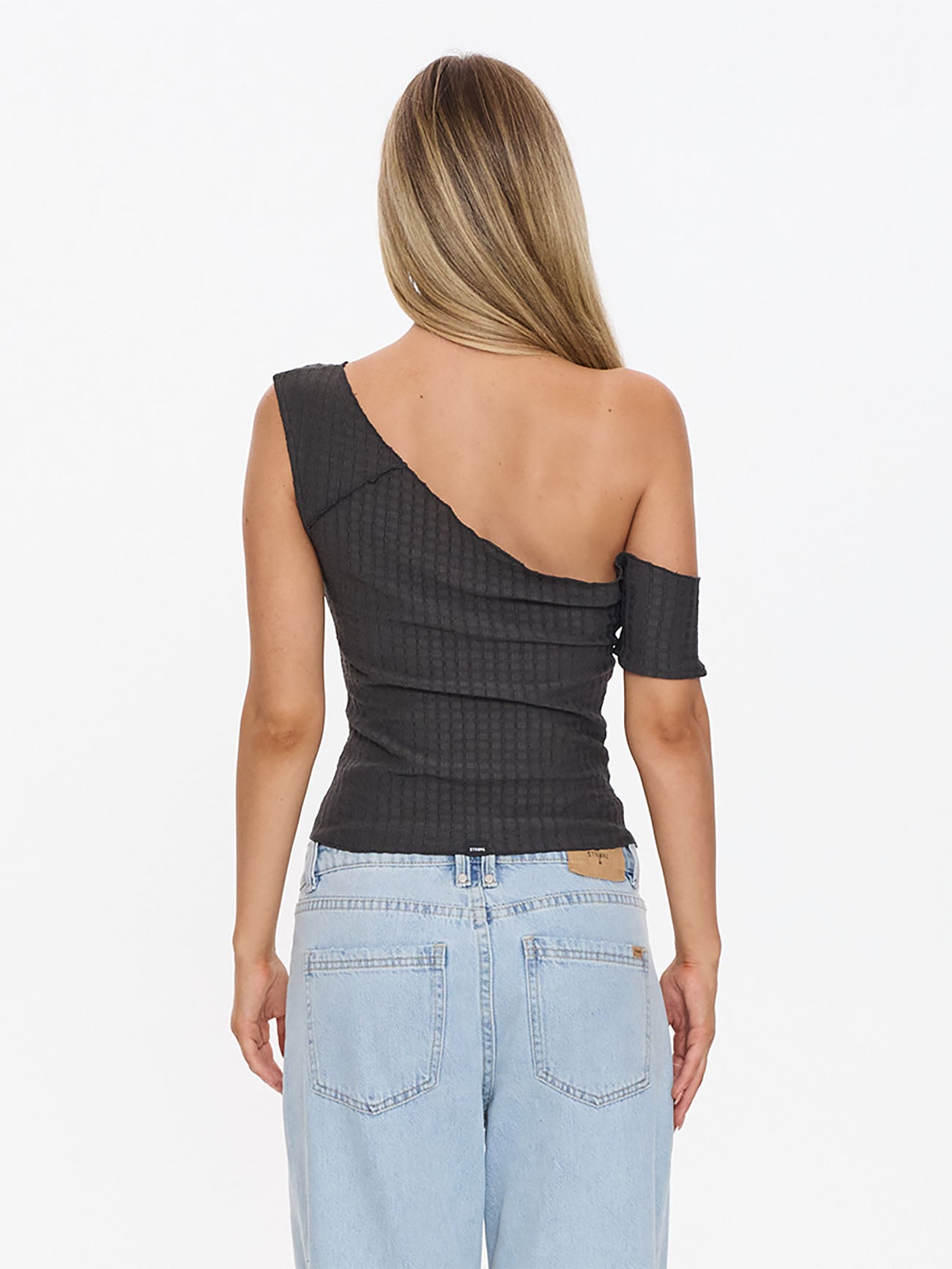 Care Less Top - Dark Charcoal