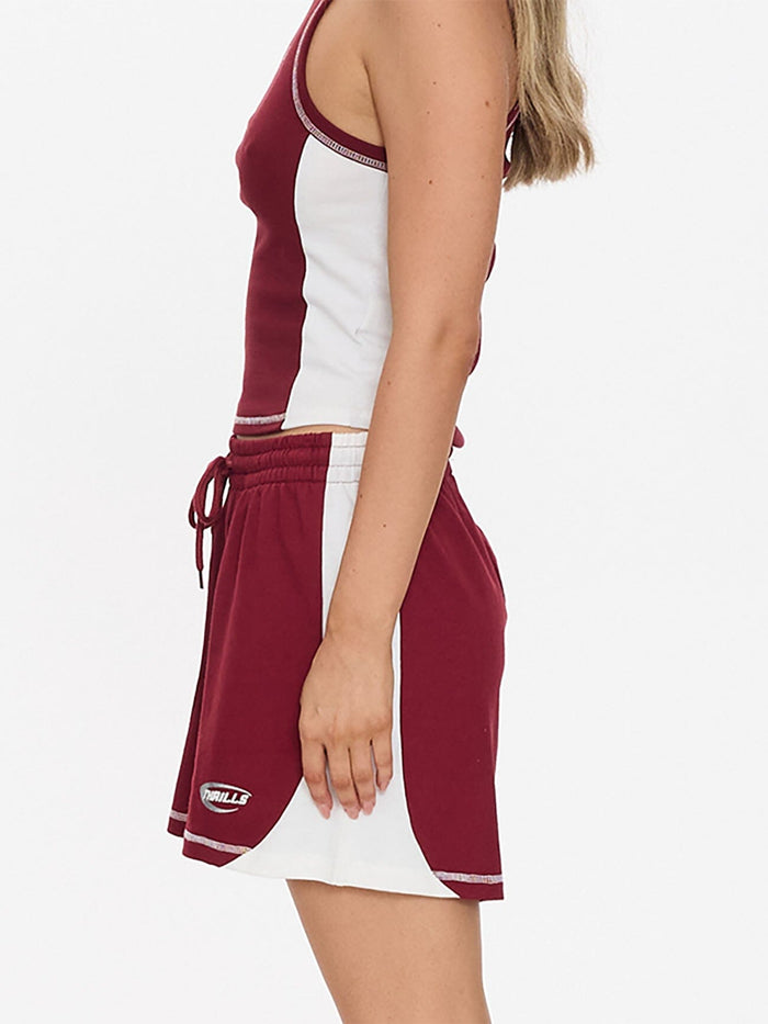 Playing For Keeps Track Short - Garnet Red 4