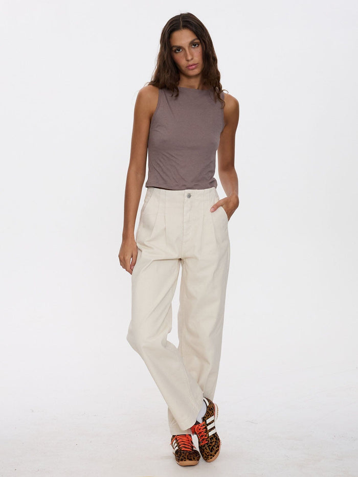 Night Shift Denim Pant - Stone 4