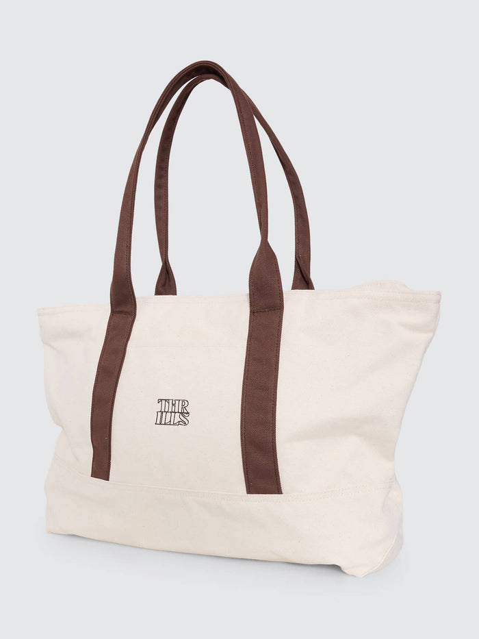 Monogram Tote - Unbleached One Size