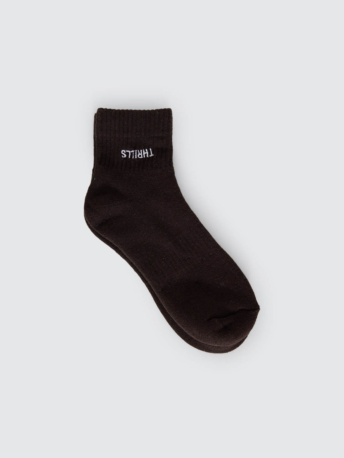 Minimal Thrills 3 Pack Sock - Blink Green - White - Orchard Brown One Size