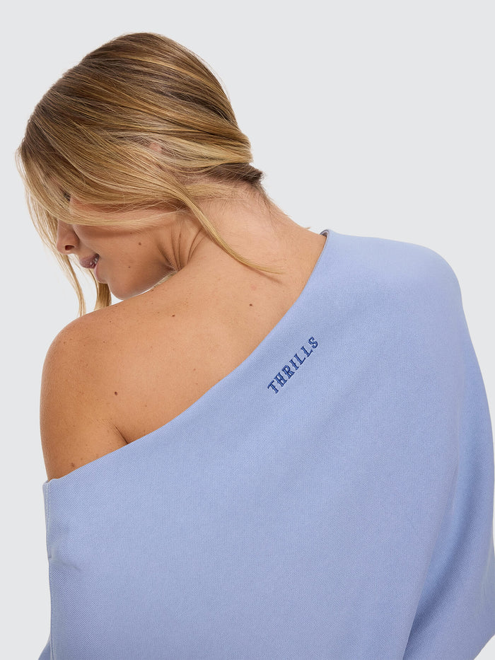 24 Field Slash Neck Pullover - Forever Blue 4