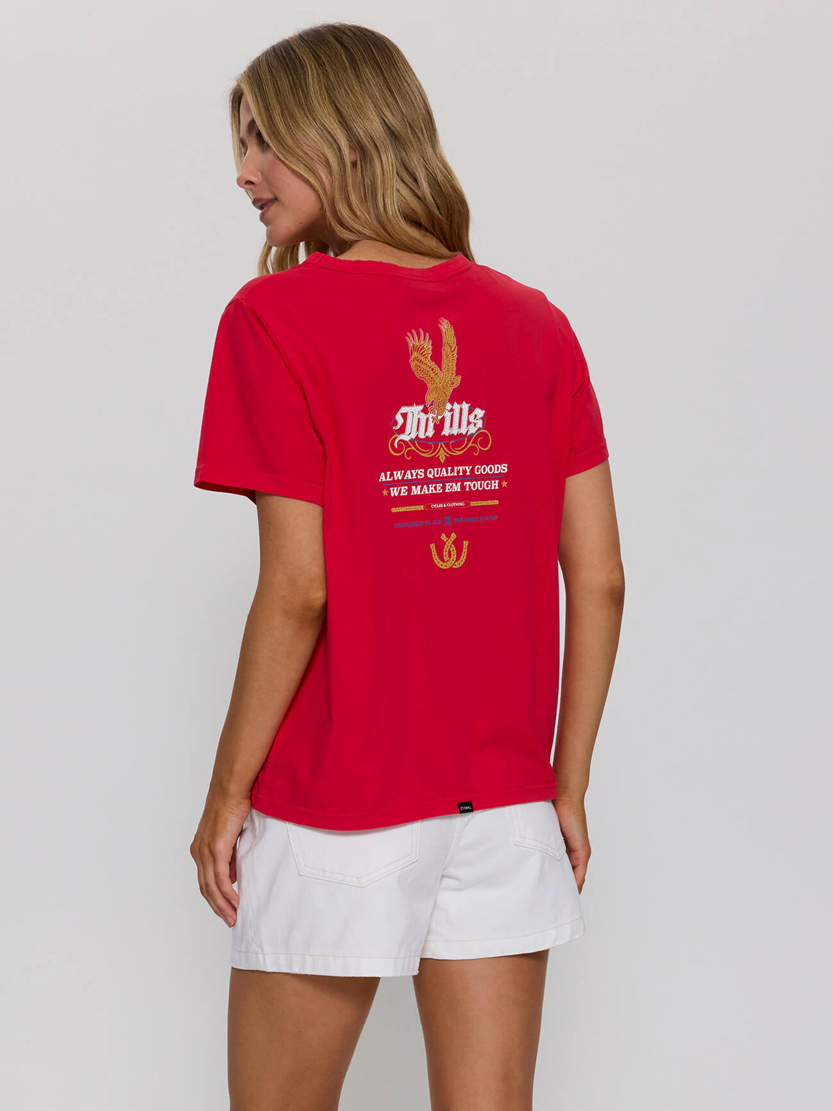 Always Good Always Tough Relaxed Tee - Flame Red 4