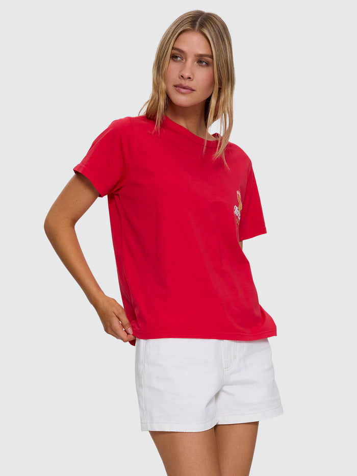 Always Good Always Tough Relaxed Tee - Flame Red 4