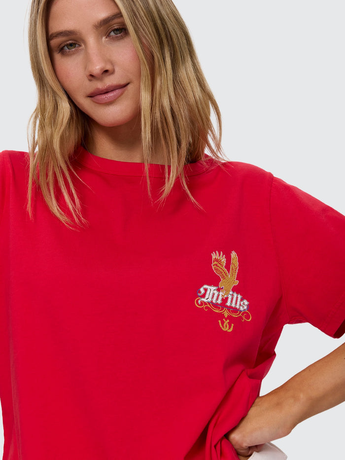 Always Good Always Tough Relaxed Tee - Flame Red 4