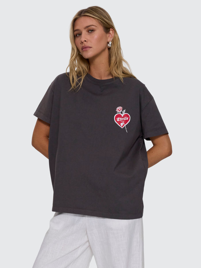 Pluckable Easy Tee - Merch Black 4