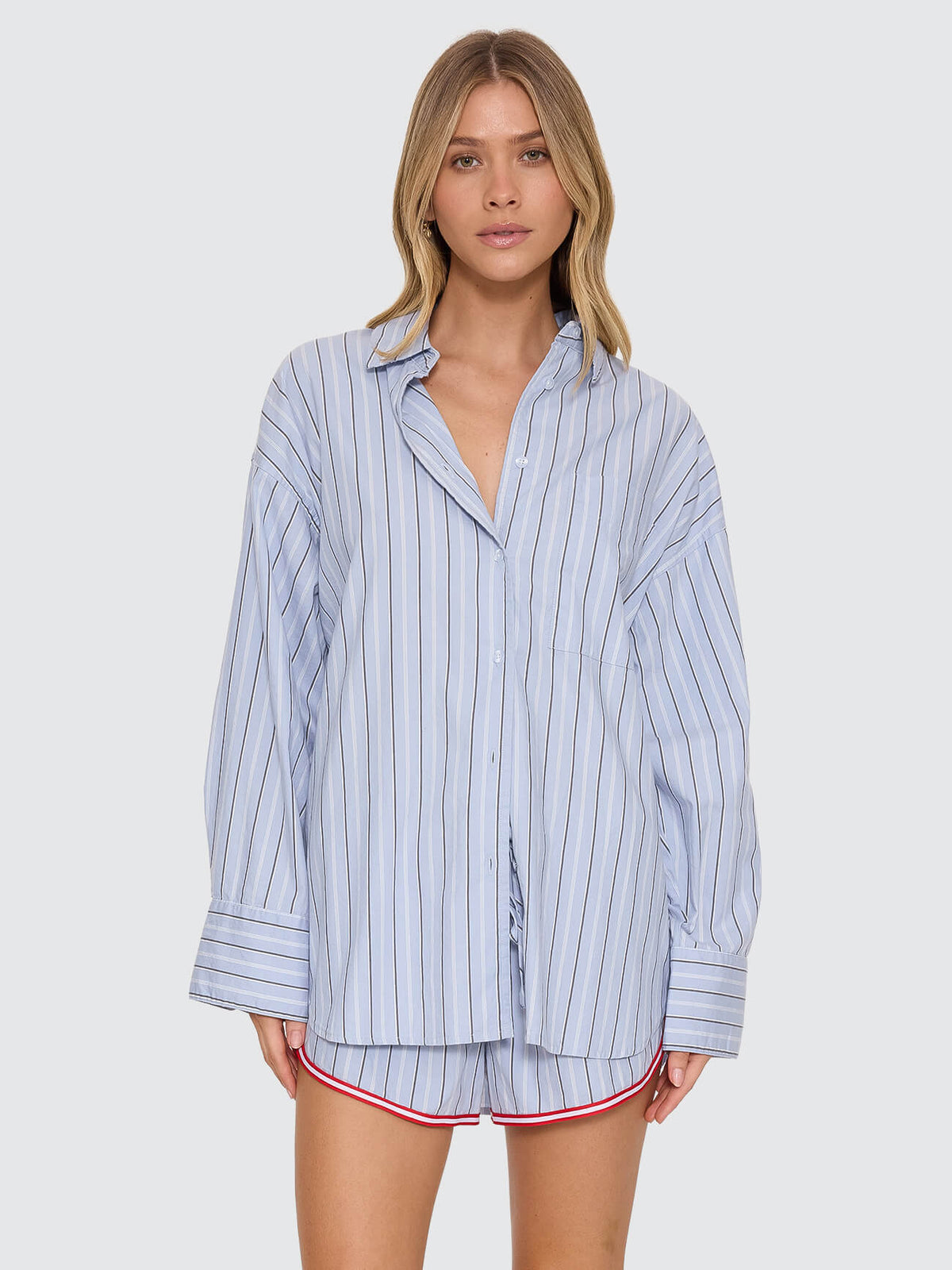 Motion Shirt - Placid Blue Stripe 4
