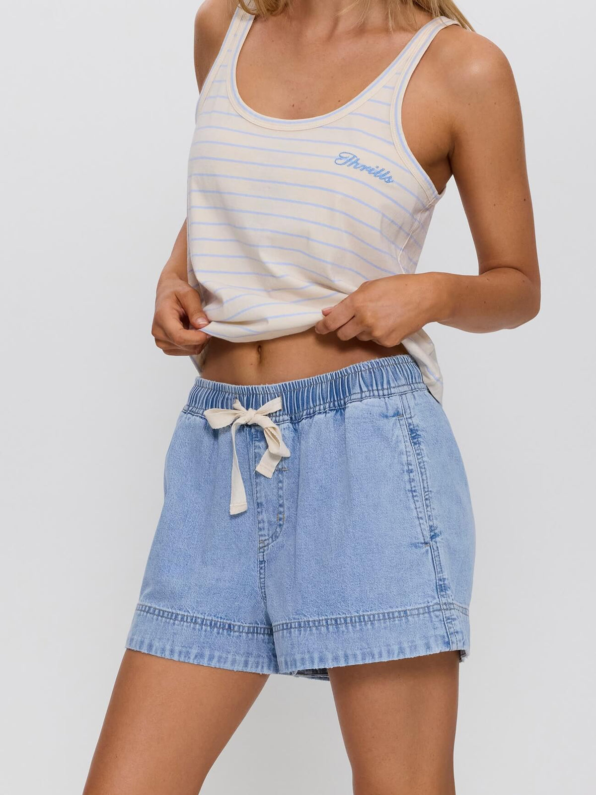 Kayla Short - Light Dust Blue 4