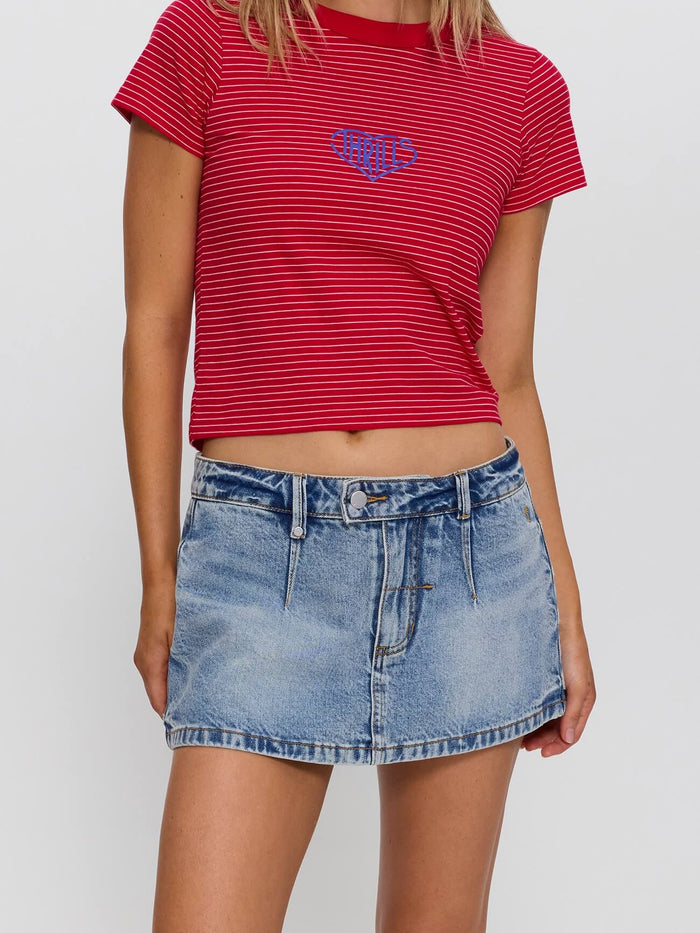 Brady Low Rise Skort - Clam Bake Blue 4
