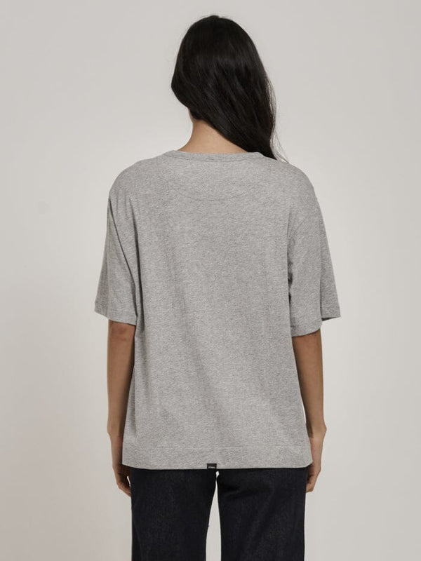 Tranquillity Box Fit Tee - Grey Marle