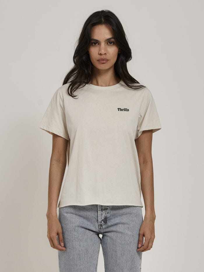 Thrills Incline Relaxed Tee - Heritage White