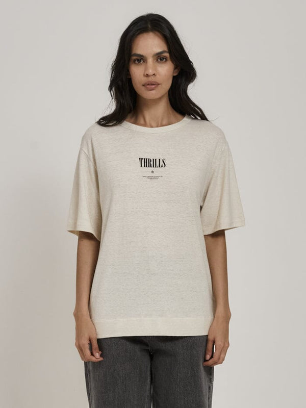 As You Are Hemp Box Fit Tee - Unbleached