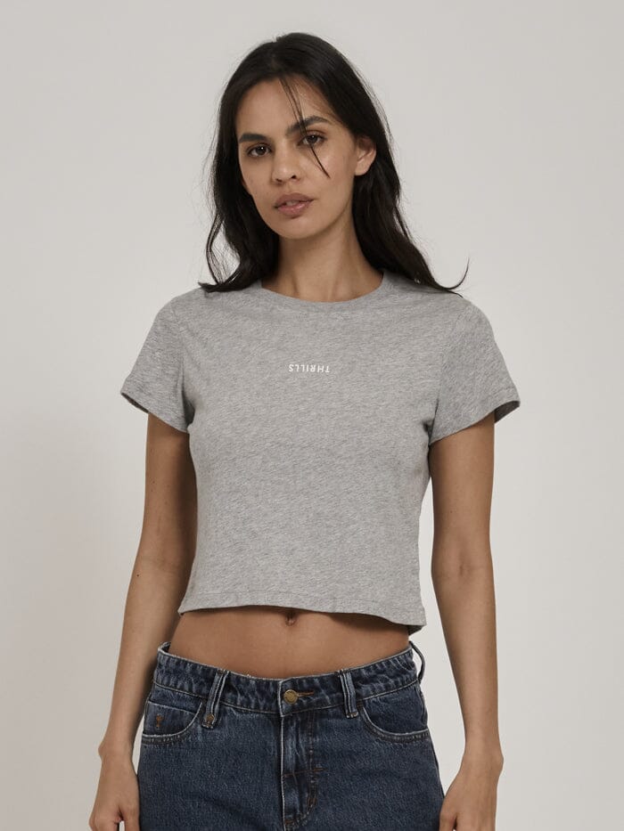 Minimal Thrills Mini Tee - Grey Marle