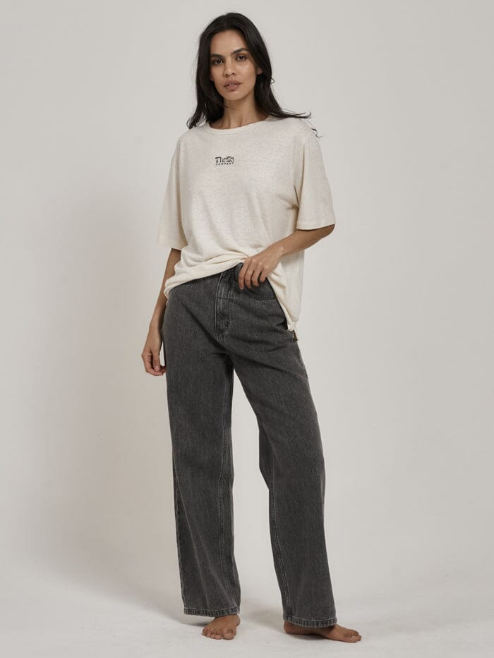 Thrills Pinch Hemp Box Fit Tee - Tofu