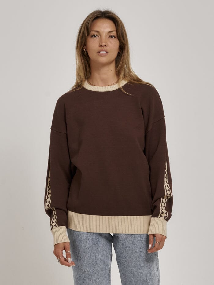 Sequence Knit Crew - Umber