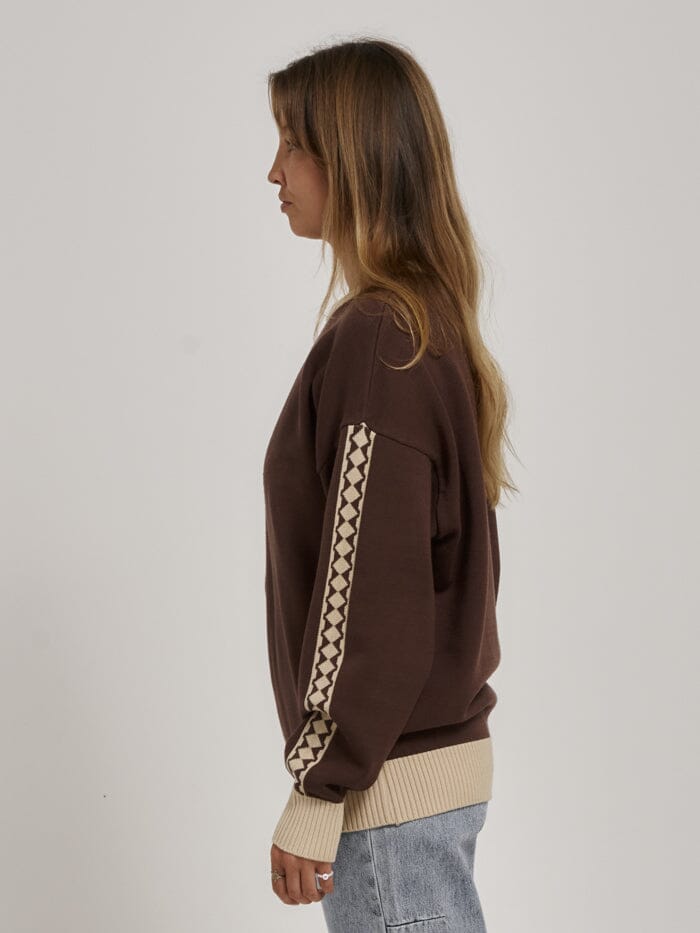 Sequence Knit Crew - Umber