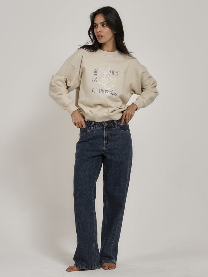 Soft Choices Super Slouch Crew - Soft Tan
