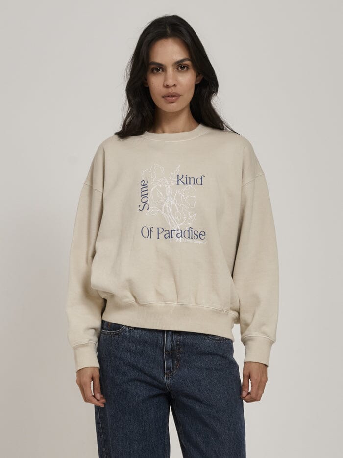 Soft Choices Super Slouch Crew - Soft Tan