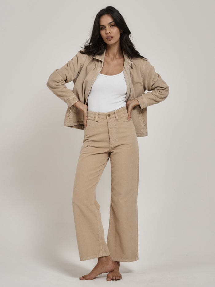 Tan hot sale cord jacket