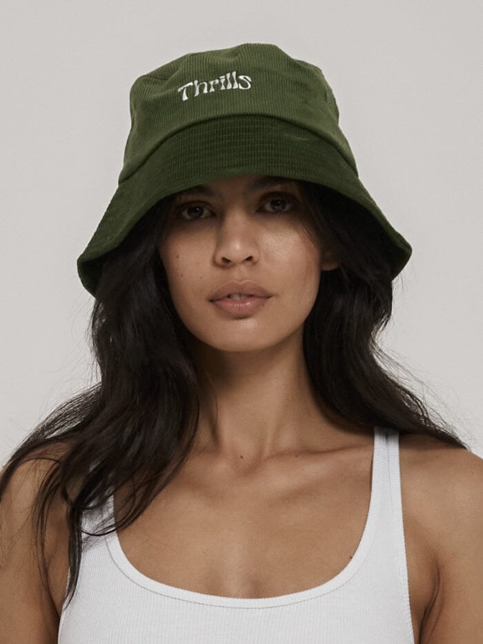 Thrills Pinch Bucket Hat - Kiwi Green