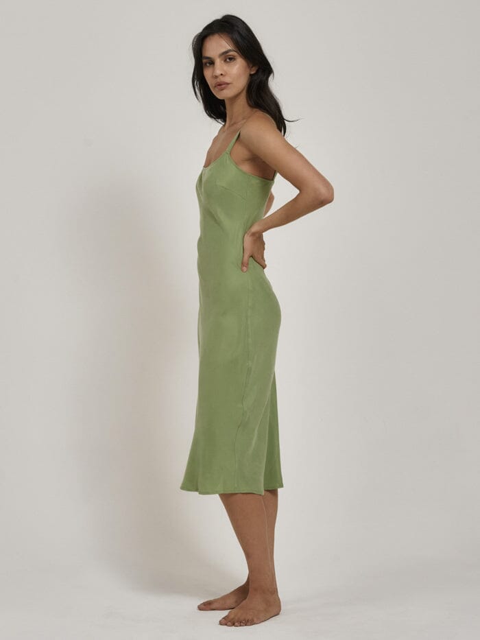 Sasha Slip Dress - Kiwi Green, 12 Sasha Slip Dress - Kiwi Green, 12