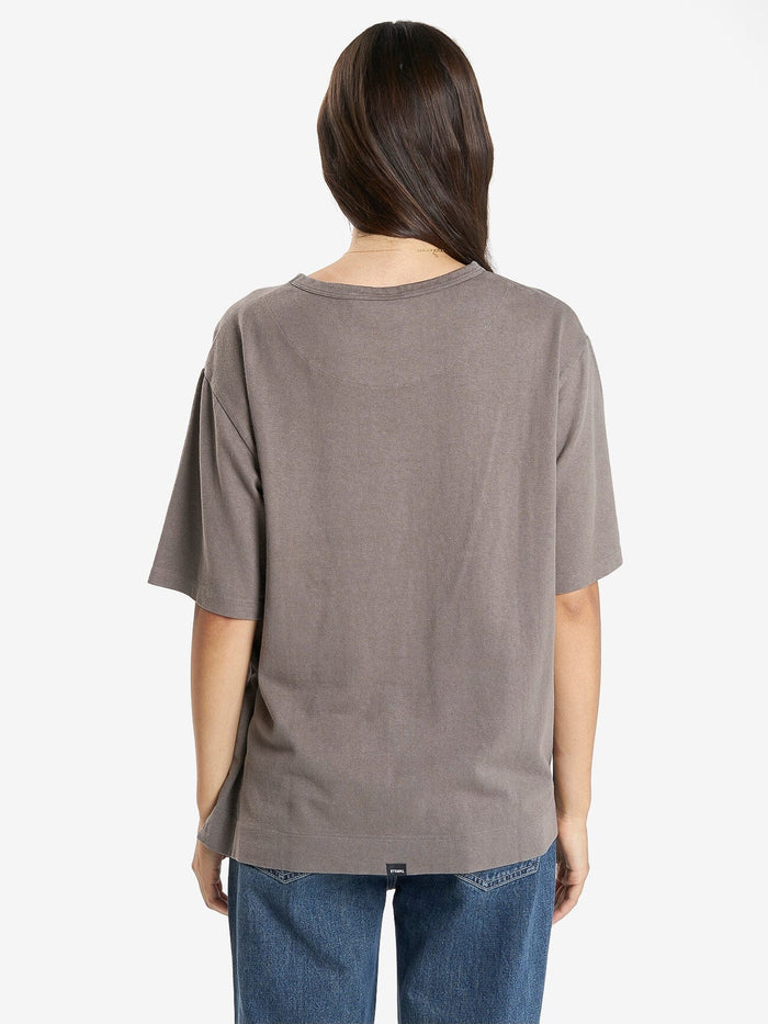 Hemp Box Tee - Light Canteen 4