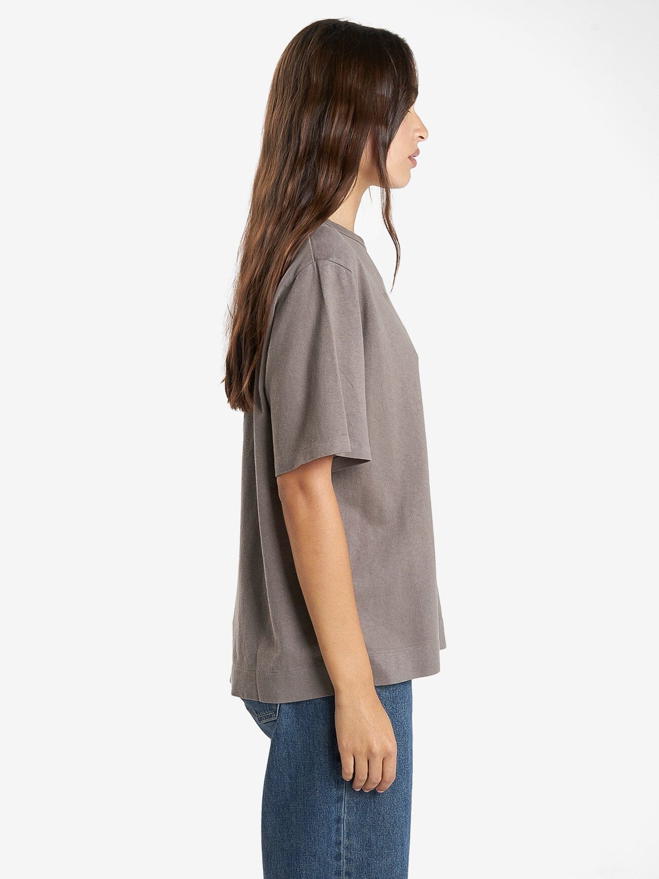 Hemp Box Tee - Light Canteen 4