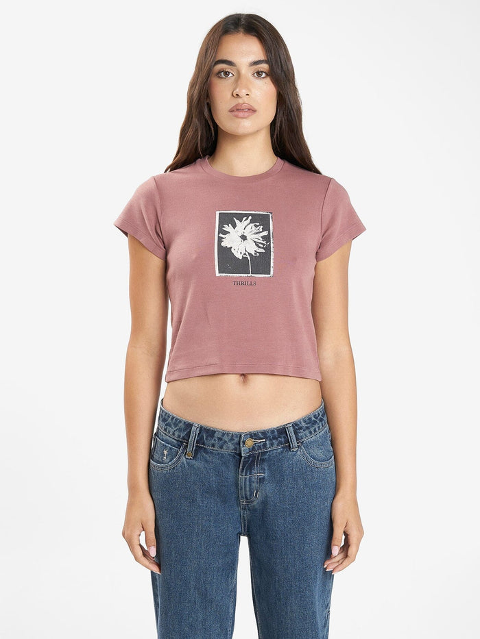 Dark Cosmos Mini Tee - Burlwood 4