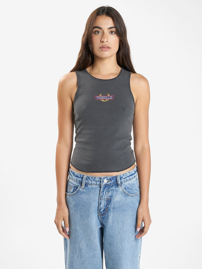 Built For Speed Curve Tank - Merch Black 4