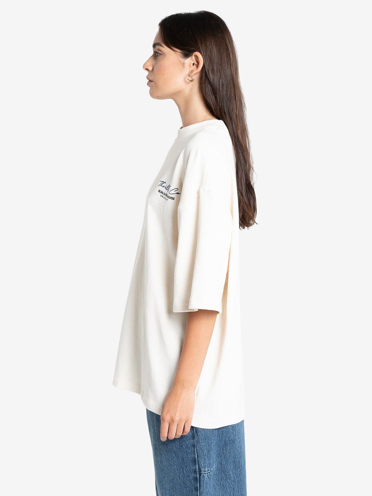 Signature Oversized Tee - Heritage White 4