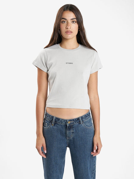 トップス JILTU lib mini tee (grey) Minimal Thrills Mini Tee - Oyster Grey | Thrills Co
