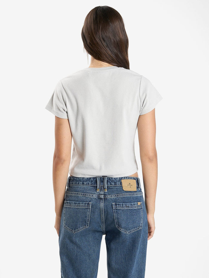 Minimal Thrills Mini Tee - Oyster Grey 4
