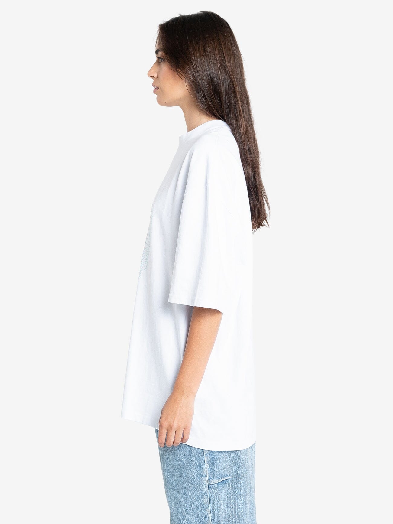 Warped Delusions Oversized Tee - White 4