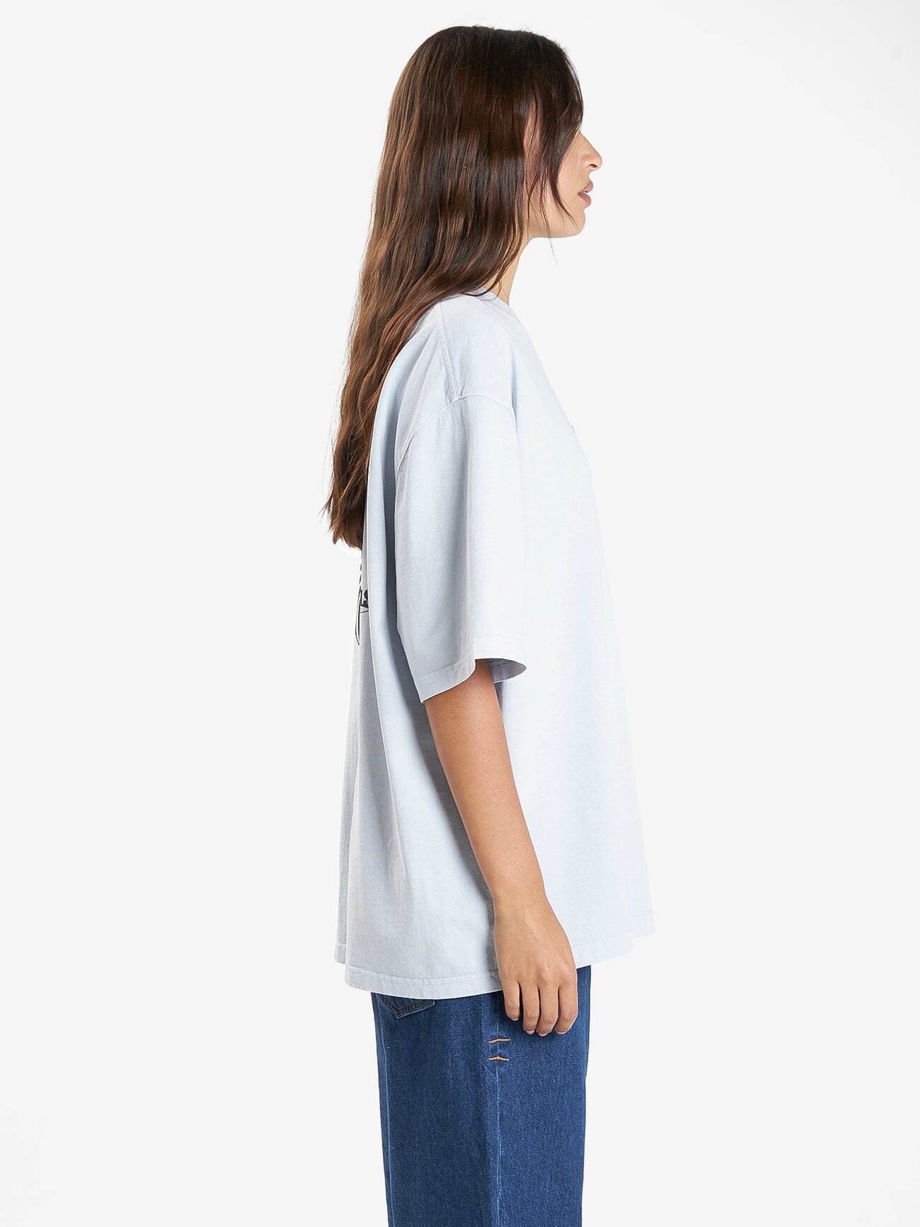 Shelter Reality Oversized Tee - Blue Illusion 4