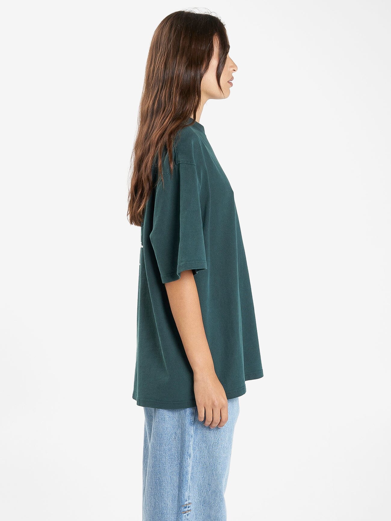 Energy is Precious Oversized Tee - Dark Jade 4