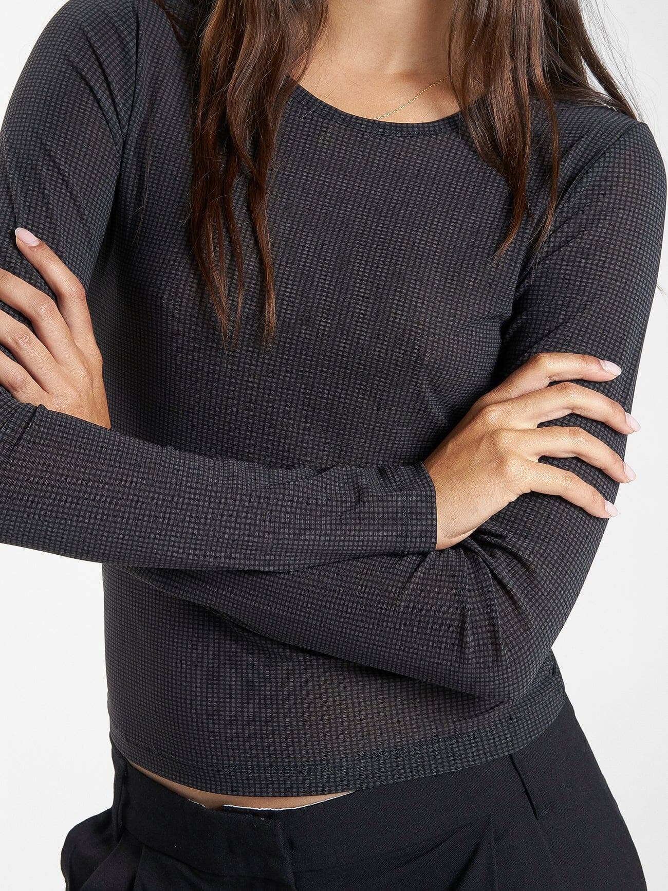 Nano Mesh Top - Dark Charcoal 4