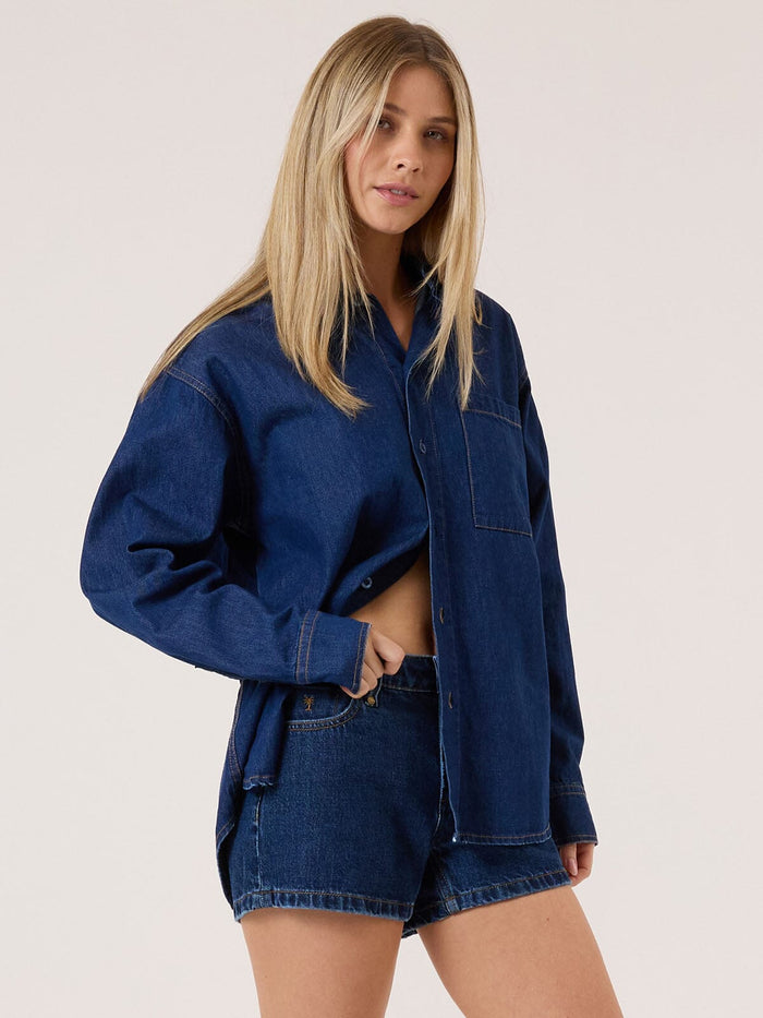 Austin Denim Shirt - Double Indigo Rinse 4