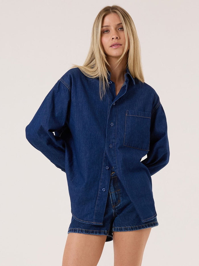 Austin Denim Shirt - Double Indigo Rinse 4