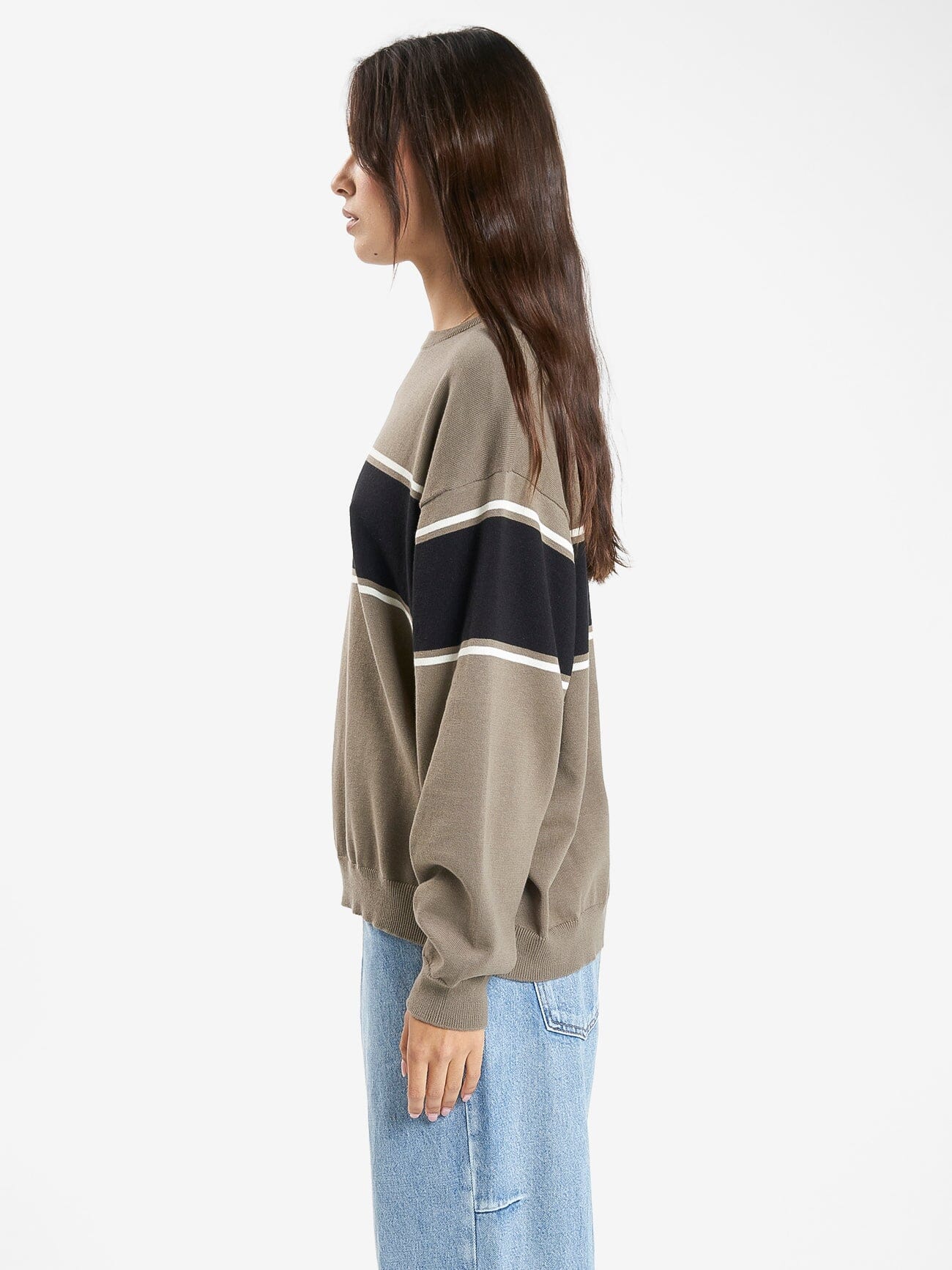 Emblem Slouch Knit - Canteen 4