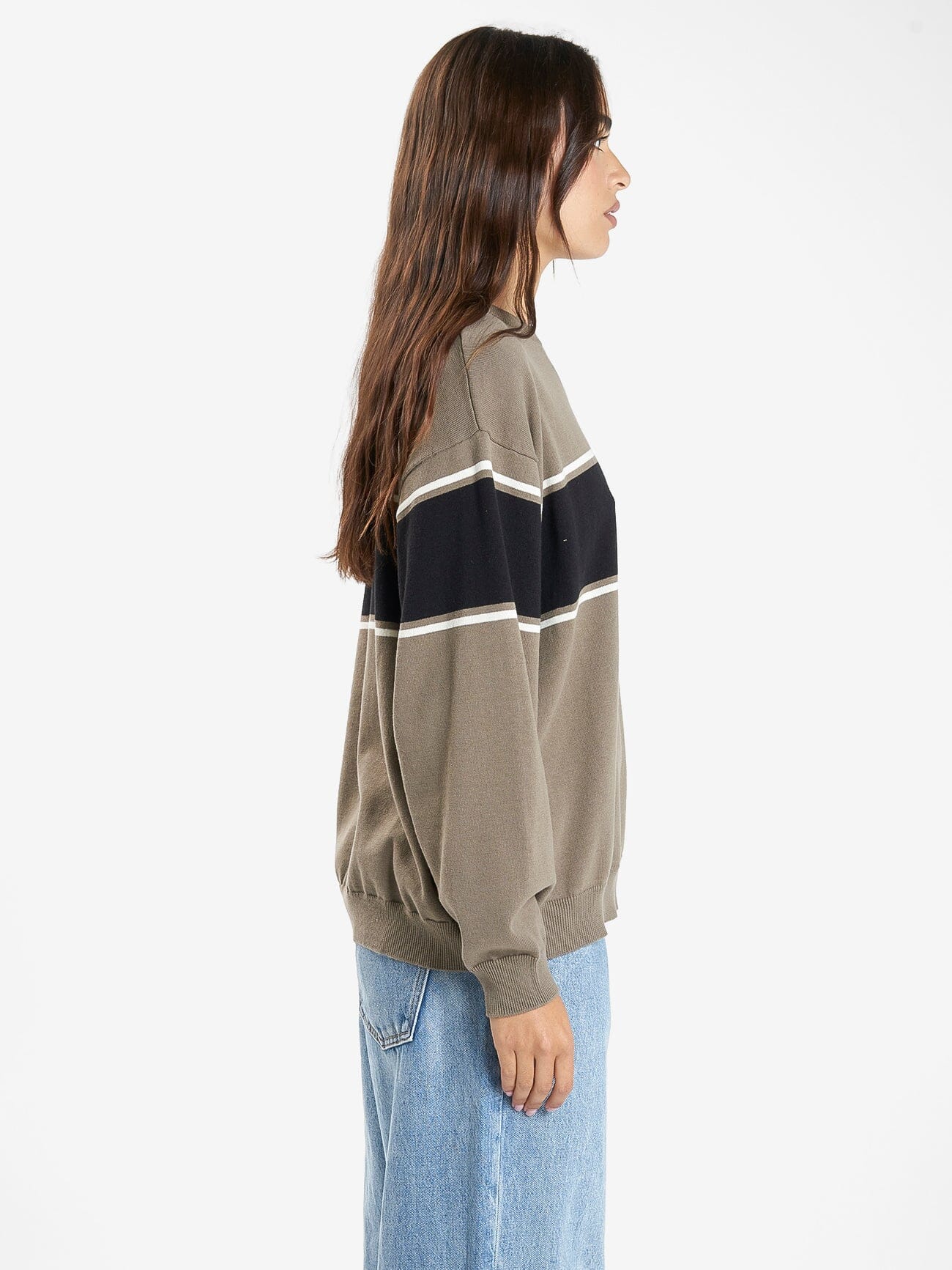 Emblem Slouch Knit - Canteen 4