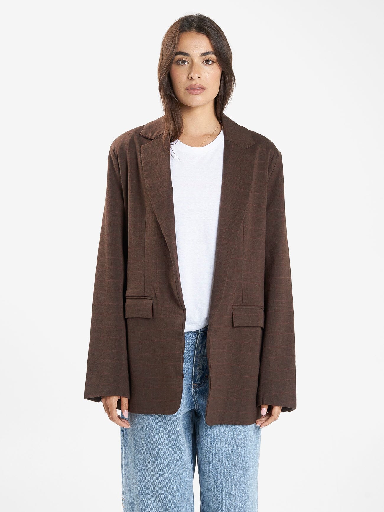 Allegra Blazer - Burnt Chestnut 4