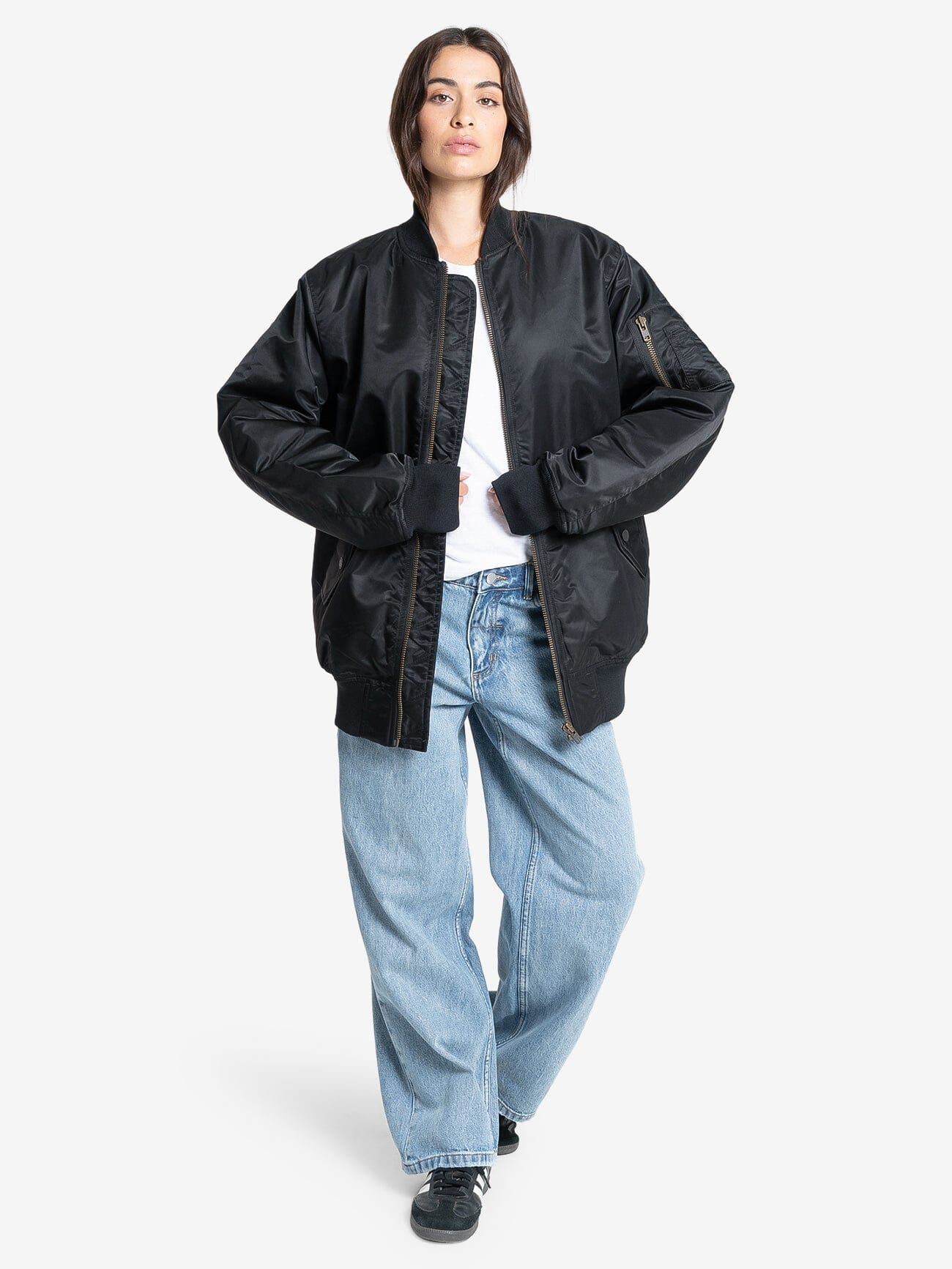 Thrills Union Oversized Bomber Black Thrills Thrills - Main Image
