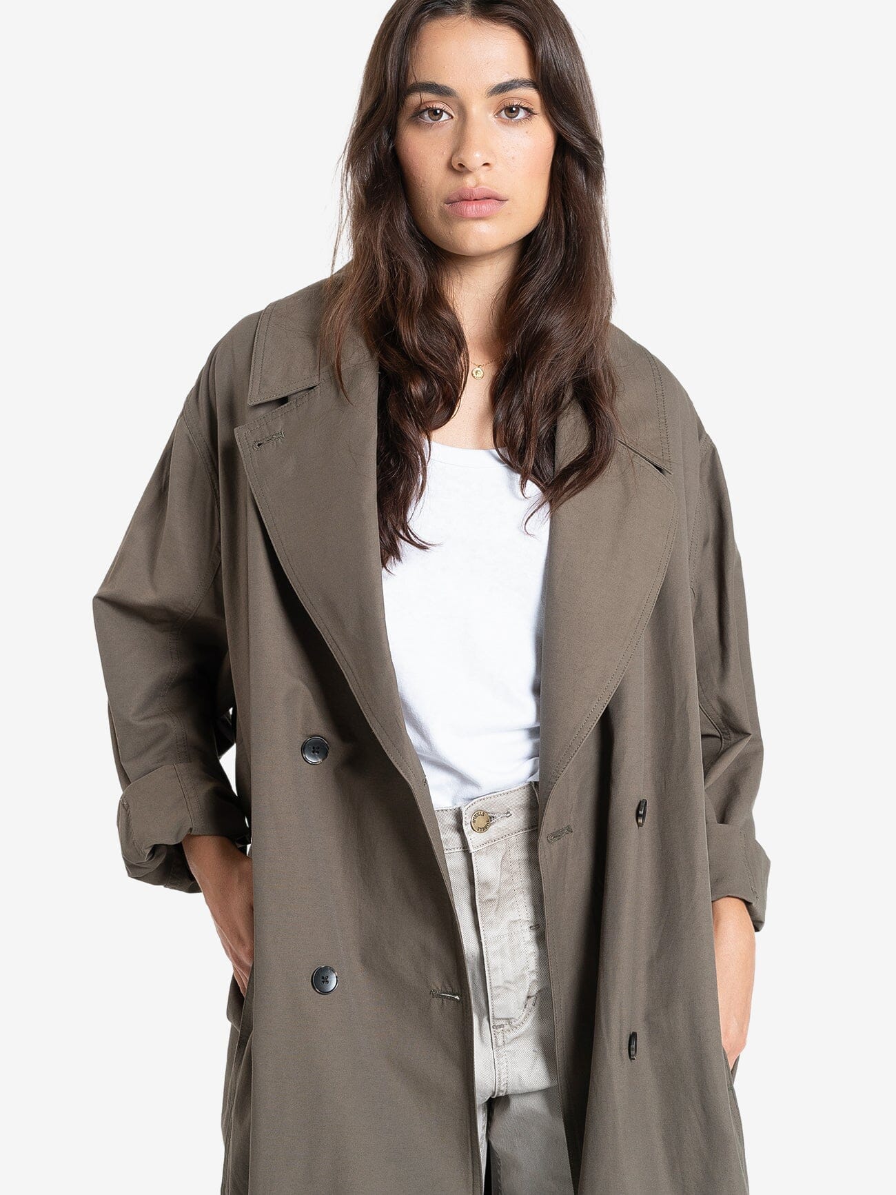 Layne Trench Coat - Canteen 4