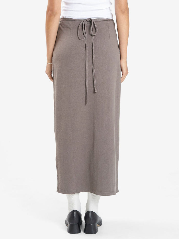 Hemp Wrap Skirt - Light Canteen 4