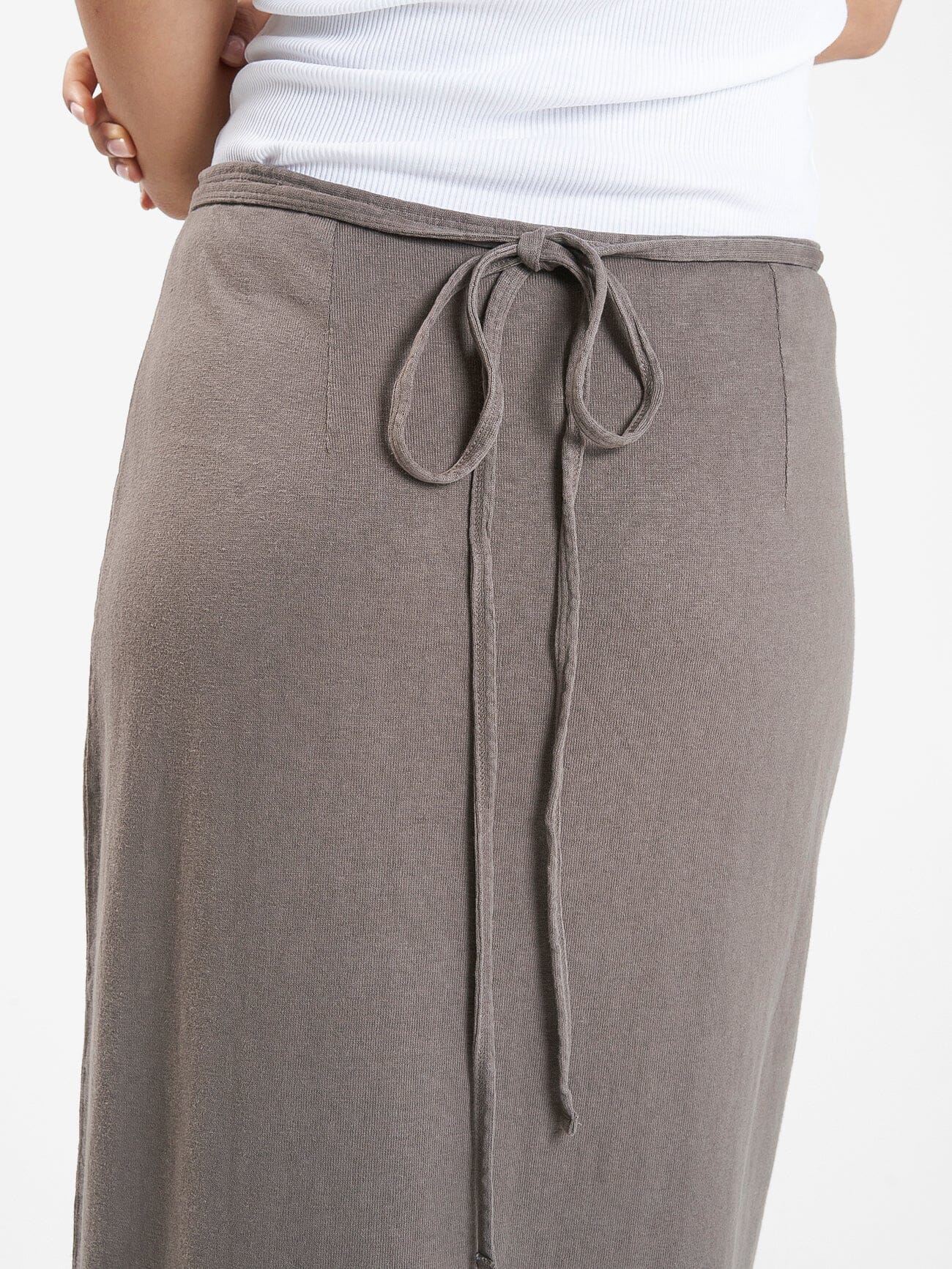 Hemp Wrap Skirt - Light Canteen 4